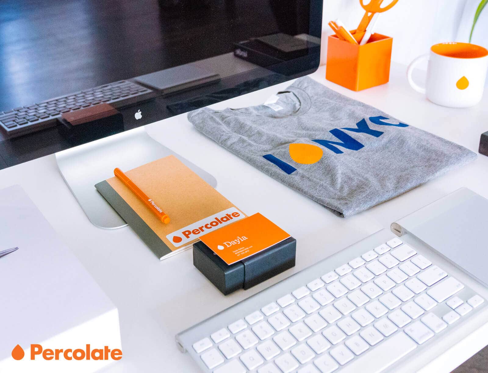 percolate welcome gift basket for new employees